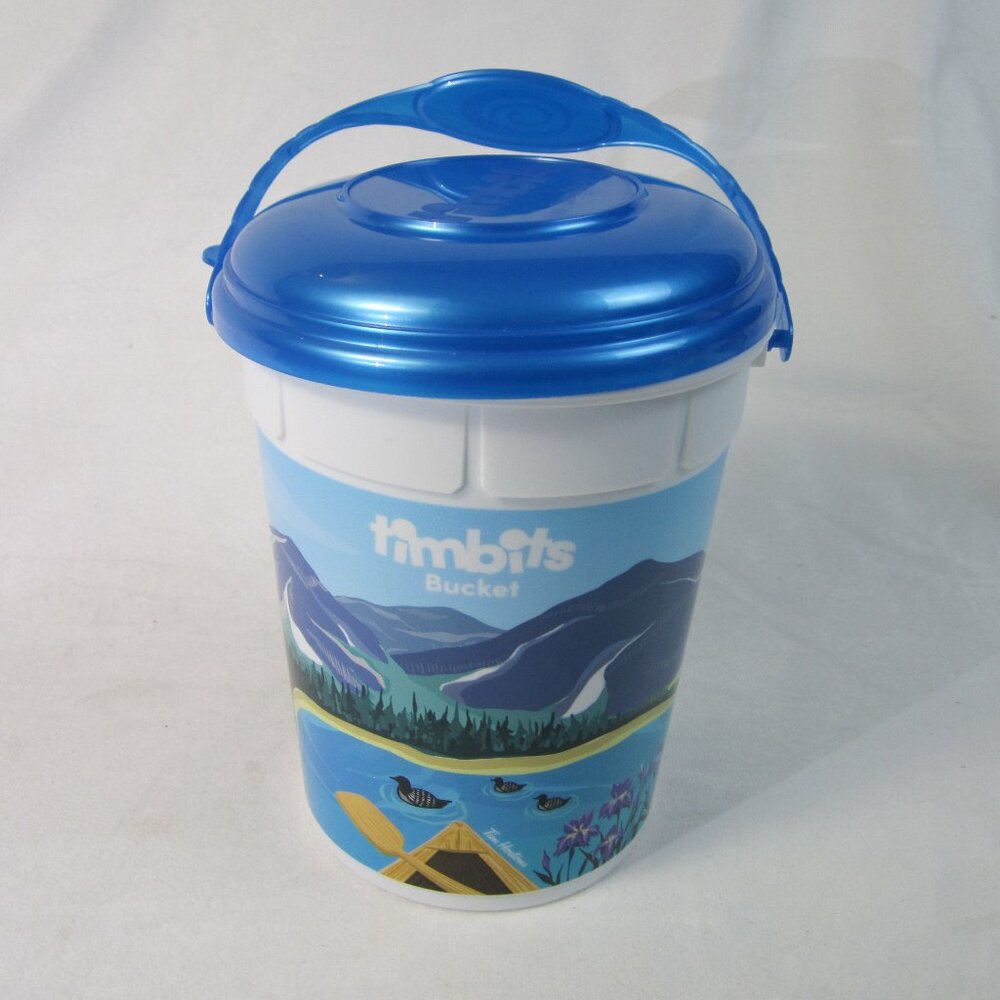 Tim Hortons 2025 Spring Timbits Canada Bucket Plastic